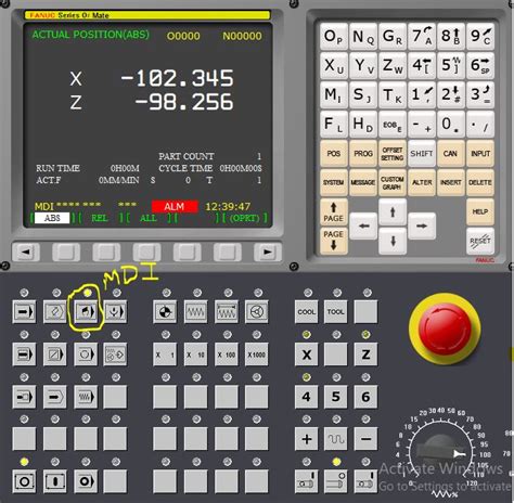 cnc mode|What is MDI/MDA mode in CNC .